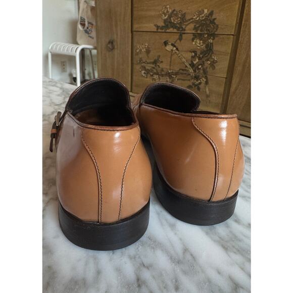 Prada Light Brown Patent Leather Dress Loafers - Picture 3 of 7